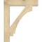 Ekena Millwork Imperial Block Rough Sawn Bracket w/ Offset Brace, Douglas Fir, 8"W x 36"D x 44"H BKT0806X36X44IMP05RDF - alternate 3